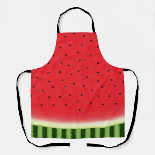 Watermeloen met Rind Medium Schort (Voorkant)