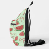 Watermeloen met strik sling bag (Rechts)