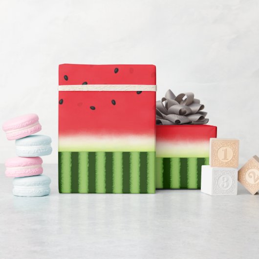 Watermeloen met zwoerd (1) cadeaupapier (Baby Shower)