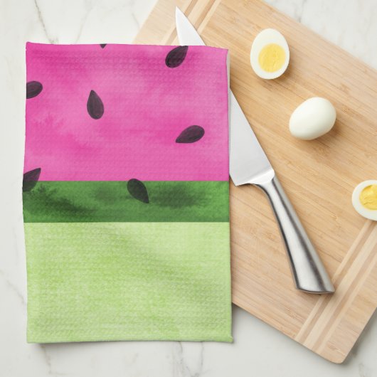 Watermeloen Modern Theedoek (Quarter Fold)