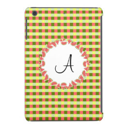 Watermeloen monogram iPad Mini hoesje
