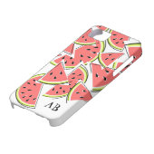Watermeloen 'Monogram' iPhone hoesje verticaal (Onderkant)