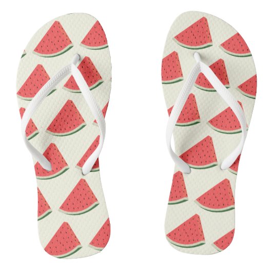 Watermeloen Muiltjes Teenslippers (Voetbed)