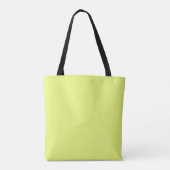 Watermeloen Multi canvas tas geel groen achterkant (Achterkant)