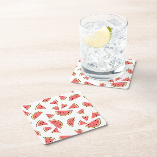 Watermeloen Multi Kartonnen Onderzetters (Insitu)