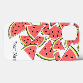 Watermeloen-"Naam"-draagtas Case-Mate iPhone Case (Achterkant (horizontaal))