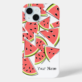 Watermeloen 'Naam' iPhone hoesje