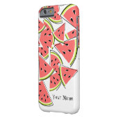 Watermeloen 'Naam' iPhone hoesje (Achterkant Links)