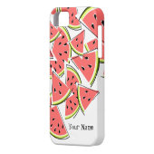 Watermeloen 'Naam' iPhone hoesje (Achterkant Links)