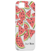 Watermeloen 'Naam' iPhone hoesje (Back/Rechts)