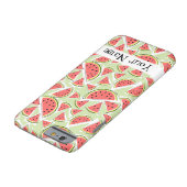 Watermeloen 'Naam' Multi groene iPhone case (Bodem)