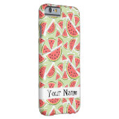 Watermeloen 'Naam' Multi groene iPhone case (Achterkant/Rechts)
