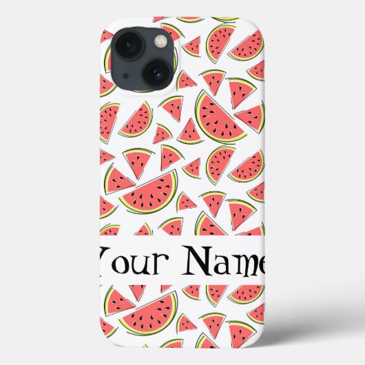 Watermeloen-"Name" Multi-iPad-draagtas Case-Mate iPhone Case (Achterkant)