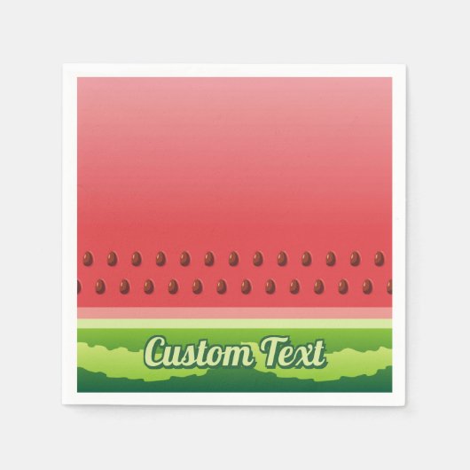 Watermeloen Napels Servet (Voorkant)