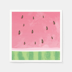 Watermeloen Napkin Melon Birthday Fruurity Servet