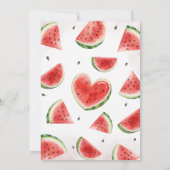 Watermeloen One in a Melon Dankkaart Kaart (Achterkant)