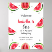 Watermeloen One In A Melon Poster Welkomstbord (Voorkant)