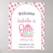 Watermeloen One In A Melon Poster Welkomstbord (Voorkant)