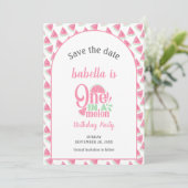 Watermeloen One In A Melon Sweet Little Girl Save The Date (Staand voorkant)