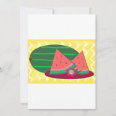 Watermeloen op een Bord Kaart (Voorkant)