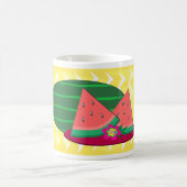 Watermeloen op een Bord Mok (Center)