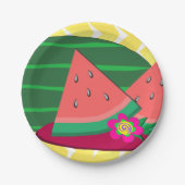 Watermeloen op een Bord van Bord (Voorkant)