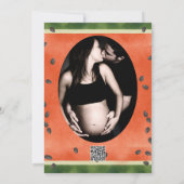 Watermeloen op elke manier waarop je het Baby show Kaart (Achterkant)