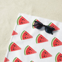 Watermeloen Op Maat Grappige Zomer Fruit Strandlaken
