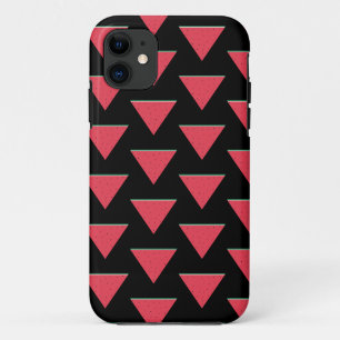 Watermeloen op omgekeerde rode driehoekweerstand Case-Mate iPhone case