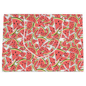 Watermeloen over groot cadeauzakje (Voorkant)