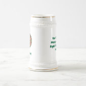 Watermeloen over Tartan Beer Stein Bierpul (Center)