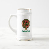 Watermeloen over Tartan Beer Stein Bierpul (Links)