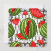 Watermeloen Palestina Kaart Slice (Voorkant)