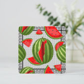 Watermeloen Palestina Kaart Slice (Staand voorkant)