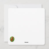 Watermeloen Palestina Kaart Slice (Achterkant)