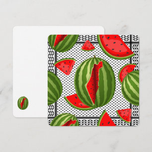 Watermeloen Palestina Kaart Slice