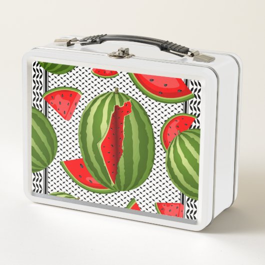 Watermeloen Palestina Kaart Slice (Voorkant)