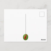 Watermeloen Palestina Kaart Slice (Achterkant)