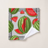 Watermeloen Palestina Kaart Slice Bad Handdoek (Wasdoekje)