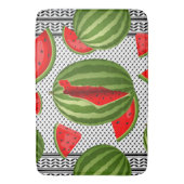 Watermeloen Palestina Kaart Slice Badmat (Voorkant Verticaal)