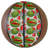 Watermeloen Palestina Kaart Slice Basketbal (Verticaal)