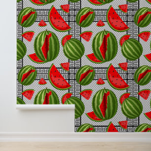 Watermeloen Palestina Kaart Slice Behang