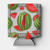 Watermeloen Palestina Kaart Slice Blikjeskoeler (Voorkant)