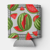 Watermeloen Palestina Kaart Slice Blikjeskoeler (Achterkant)