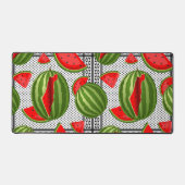 Watermeloen Palestina Kaart Slice Bureaumat (Voorkant)