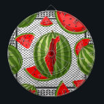 Watermeloen Palestina Kaart Slice Dartbord<br><div class="desc">De watermeloen is een symbool van de publieke uitdrukking van de Palestijnen in protesten en kunstwerken,  die de strijd tegen de Israëlische bezetting van de Palestijnse gebieden vertegenwoordigen. Originele Vector Illustratie Copyright BluedarkArt.</div>