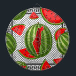 Watermeloen Palestina Kaart Slice Dartbord<br><div class="desc">De watermeloen is een symbool van de publieke uitdrukking van de Palestijnen in protesten en kunstwerken,  die de strijd tegen de Israëlische bezetting van de Palestijnse gebieden vertegenwoordigen. Originele Vector Illustratie Copyright BluedarkArt.</div>