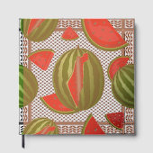 Watermeloen Palestina Kaart Slice Gastenboek (Voorkant)