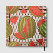 Watermeloen Palestina Kaart Slice Gastenboek (Achterkant)