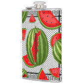 Watermeloen Palestina Kaart Slice Heupfles (Links)